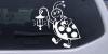 Cute Ladybug W Lantern Decal