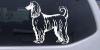 Afghan Hound Decal