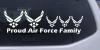 Proud Air Force Stick Family 3 Kids