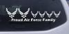 Proud Air Force Stick Family 4 Kids