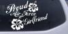Proud Air Force Girlfriend Hibiscus Flowers