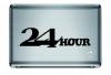 24 Hour Thick Store Window Sign