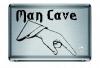 Man Cave Pointing Down