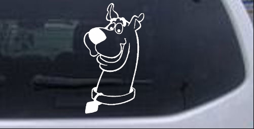 Scooby Doo Cartoons car-window-decals-stickers