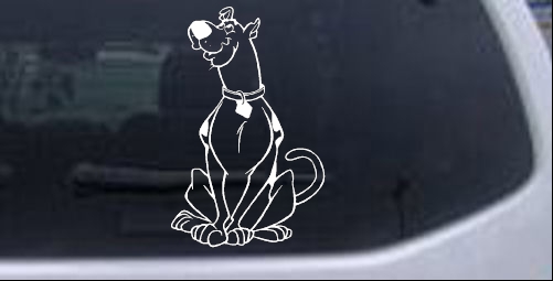 Scooby Doo (full body) Cartoons car-window-decals-stickers