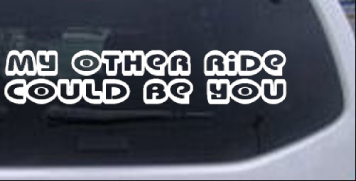 My other ...... Words car-window-decals-stickers