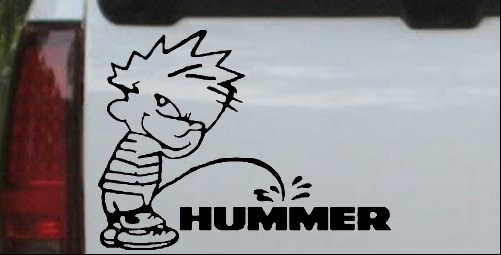 Pee on Hummer