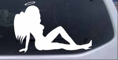Sexy Angel Mudflap Girl Sexy car-window-decals-stickers