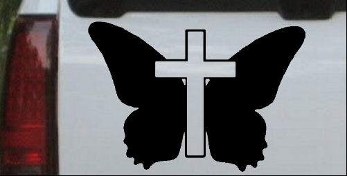 Butterfly With Cross