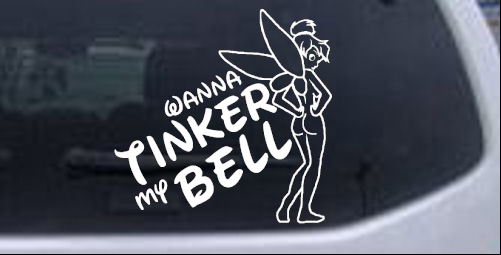 Tinker My Bell Girlie car-window-decals-stickers