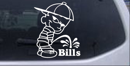 Pee On Bills Pee Ons car-window-decals-stickers