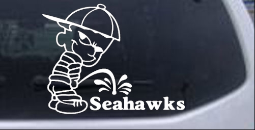 Pee on Seahawks Pee Ons car-window-decals-stickers