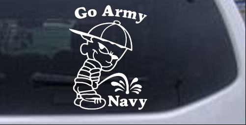 Go Army College car-window-decals-stickers
