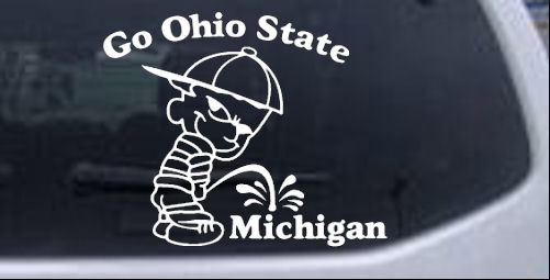 Go Ohio State College car-window-decals-stickers