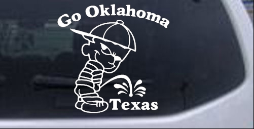 Go Oklahoma College car-window-decals-stickers