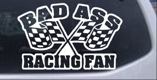 Racing Fan Moto Sports car-window-decals-stickers