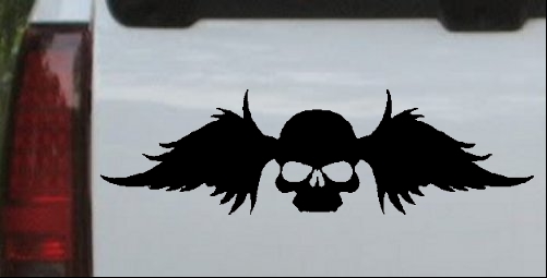 Skull with Wings