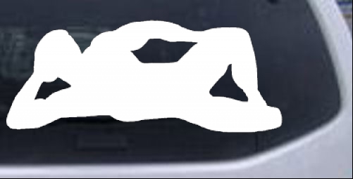 Sexy Mudflap Man Sexy car-window-decals-stickers