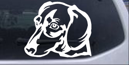 Dotson Dog  Animals car-window-decals-stickers