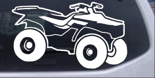 Four Wheeler Moto Sports car-window-decals-stickers