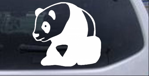 Panda Animals car-window-decals-stickers