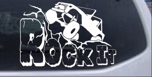 Rock It Rock Crawler Off Road car-window-decals-stickers