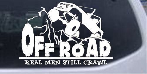 Rock Crawler Off Road Off Road car-window-decals-stickers