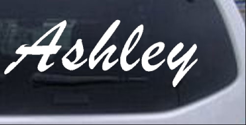 Ashley Names car-window-decals-stickers