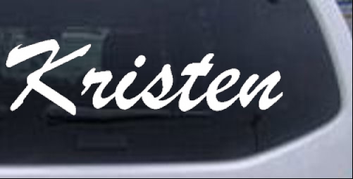 Kristen Names car-window-decals-stickers