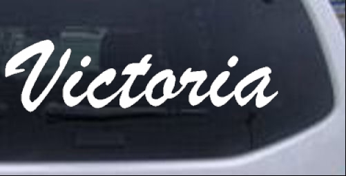 Victoria Names car-window-decals-stickers