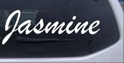 Jasmine Names car-window-decals-stickers