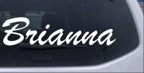 Brianna Names car-window-decals-stickers