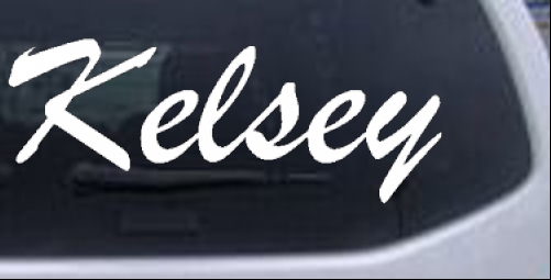 Kelsey Names car-window-decals-stickers