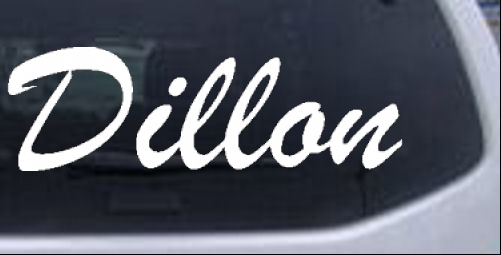 Dillon Names car-window-decals-stickers