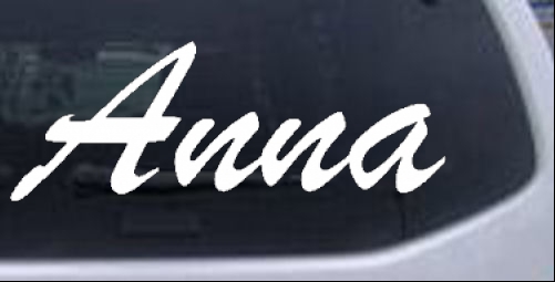 Anna Names car-window-decals-stickers