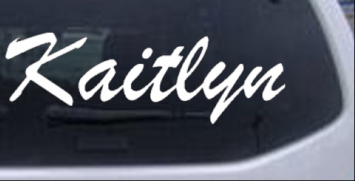 Kaitlyn Names car-window-decals-stickers
