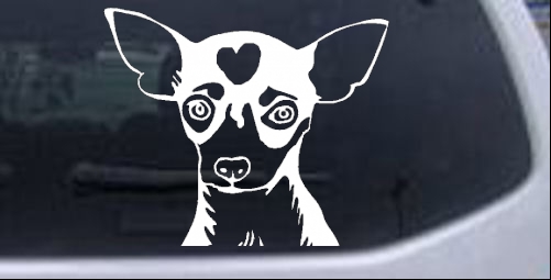 Chihuahua Dog Animals car-window-decals-stickers