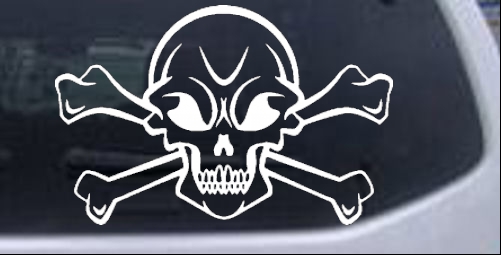 Skull Skulls car-window-decals-stickers