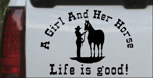 A Cowgirl And her Horse