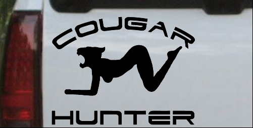 Cougar Hunter Decal