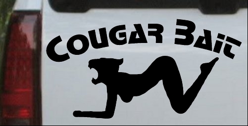 Cougar Bait Decal