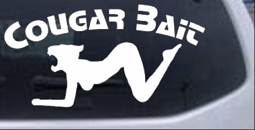 Cougar Bait Decal College car-window-decals-stickers