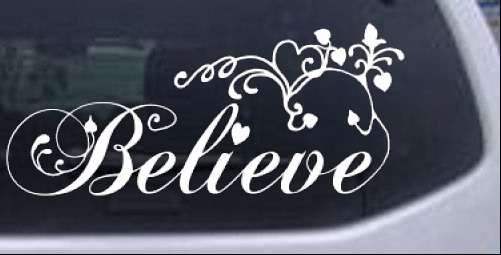 Christian Believe Christian car-window-decals-stickers