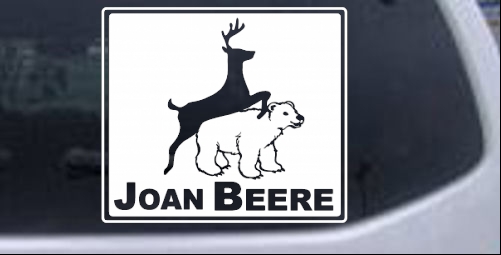 Joan Beere Decal Hunting And Fishing car-window-decals-stickers