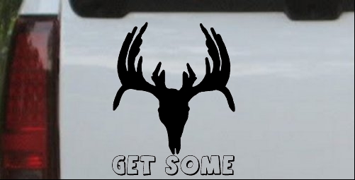 Get Some Deer Skull Decal