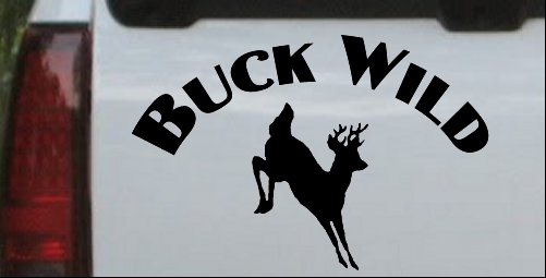 Hunting Buck Wild Decal