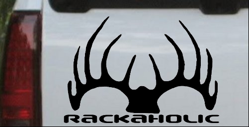Rackaholic Hunting Decal