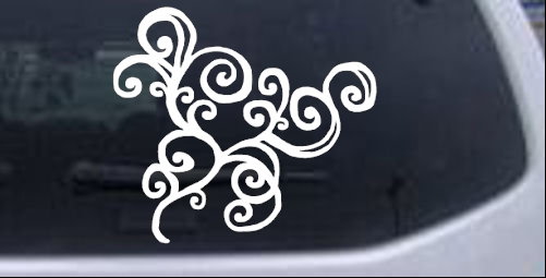 Swirl Wall Decal Swirls car-window-decals-stickers