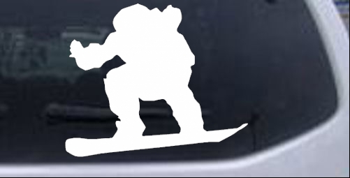 Snowboarding Decal Sports car-window-decals-stickers