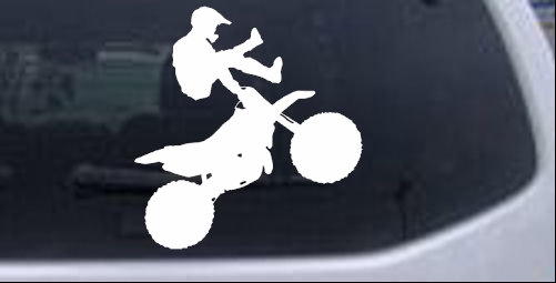 Moto X Freestyle Trick Decal Sports car-window-decals-stickers